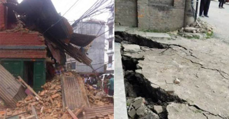 ভূমিকম্পে নেপালে নিহত ১
