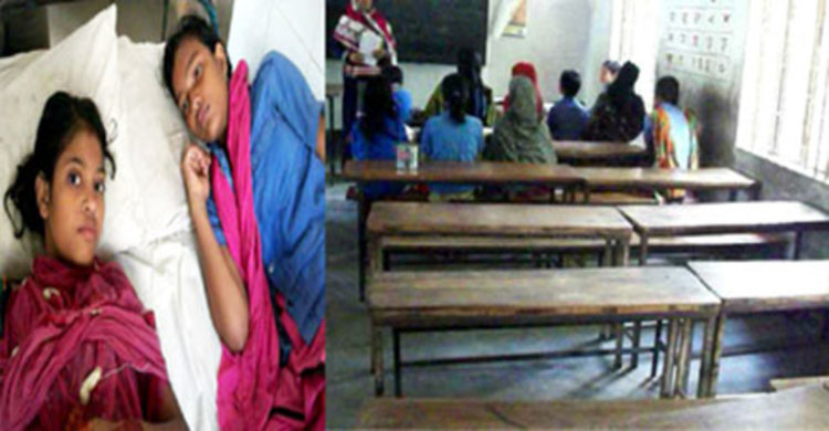 যে বিদ্যালয়ে প্রতিদিনই জ্ঞান হারায় শিক্ষার্থীরা