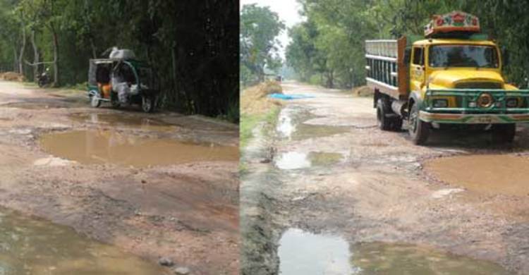 রাস্তা খারাপ, তাই বাড়ছে ভাড়া