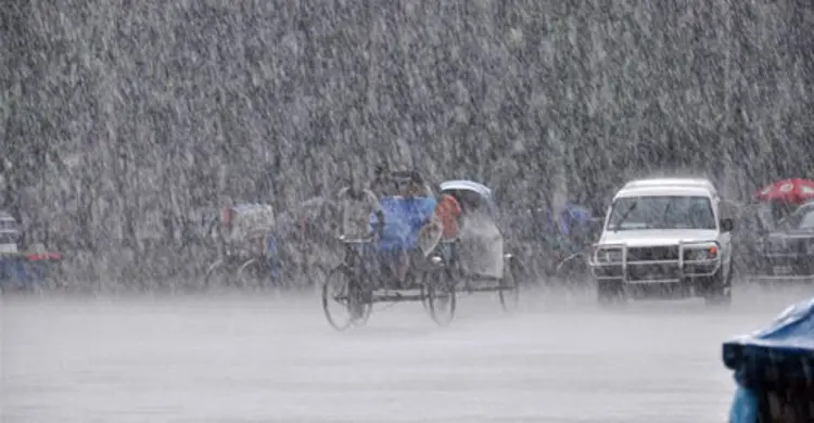 বজ্রসহ বৃষ্টি হতে পারে