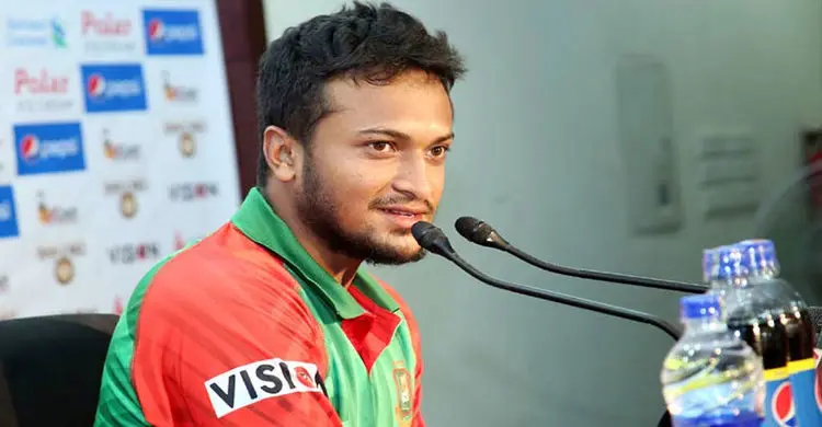 জনপ্রিয়তার তালিকায় সপ্তম স্থানে সাকিব