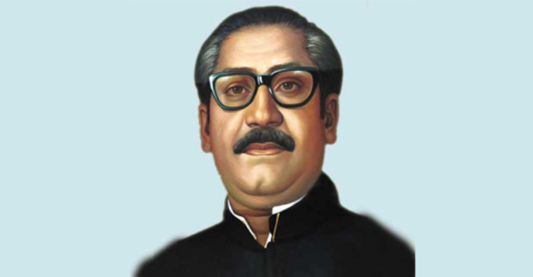 কলকাতায় বঙ্গবন্ধুর প্রতিকৃতিতে শ্রদ্ধা নিবেদন