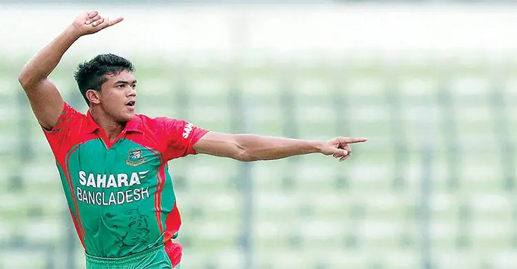 বোলিং-এ শীর্ষে তরুন পেসার তাসকিন