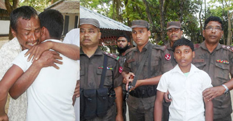 ভারতে পাচারকালে সীমান্তে স্কুলছাত্র উদ্ধার