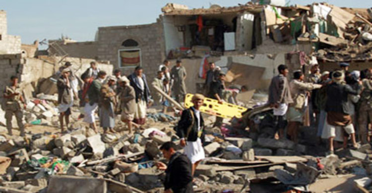 ইয়েমেনে বিমান হামলায় নিহত ৩৬ 