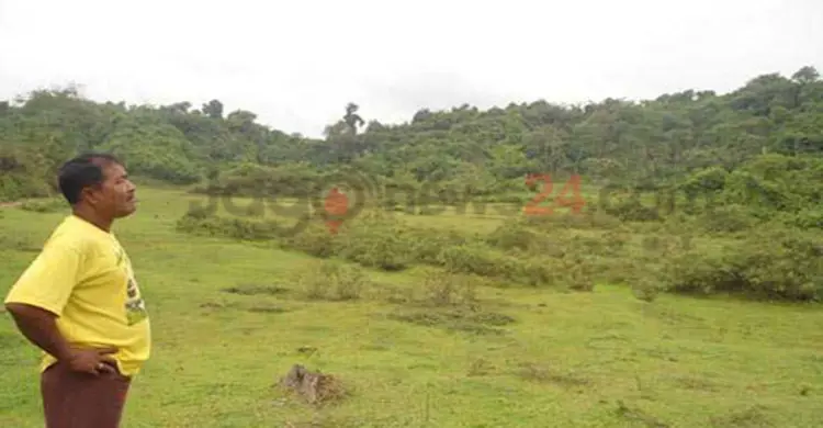৪শ একর ভূমি হারানোর শঙ্কায় পাল­াতল সীমান্তবাসী