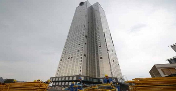 মাত্র ১৯ দিনে তৈরি হলো ৫৭ তলা ভবন!