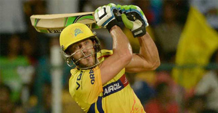 চেন্নাইয়ের দ্বিতীয় উইকেটের পতন 