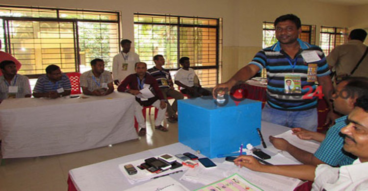 স্থলবন্দরের এমপ্লয়িজ ইউনিয়নের দ্বি-বার্ষিক নির্বাচন অনুষ্ঠিত