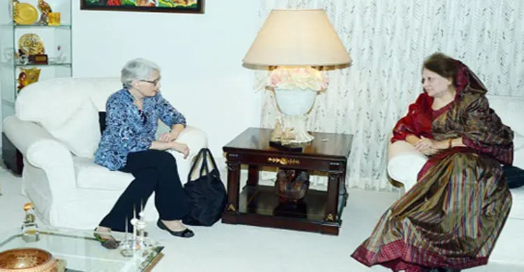 খালেদা-শেরমান বৈঠক অনুষ্ঠিত