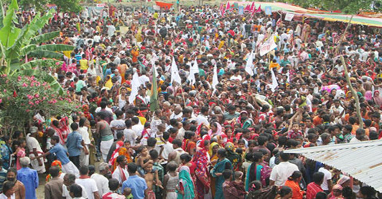 মোরেলগঞ্জের লক্ষীখালী বারুণী মেলায় লাখো ভক্তের ঢল