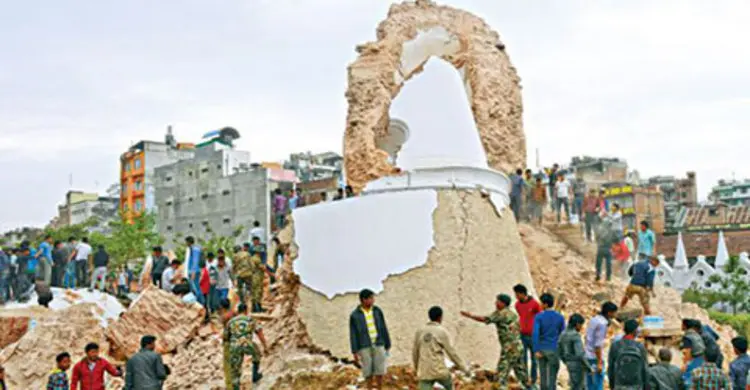 ভূমিকম্পে সরে গেছে কাঠমান্ডু