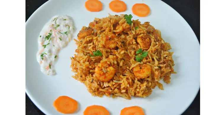 ঝটপট চিংড়ি পোলাও