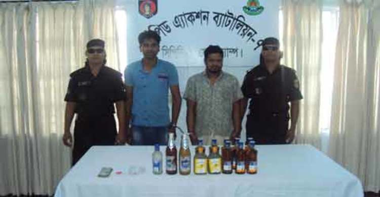 দাগনভূঞায় মাদকসহ ২ যুবক আটক