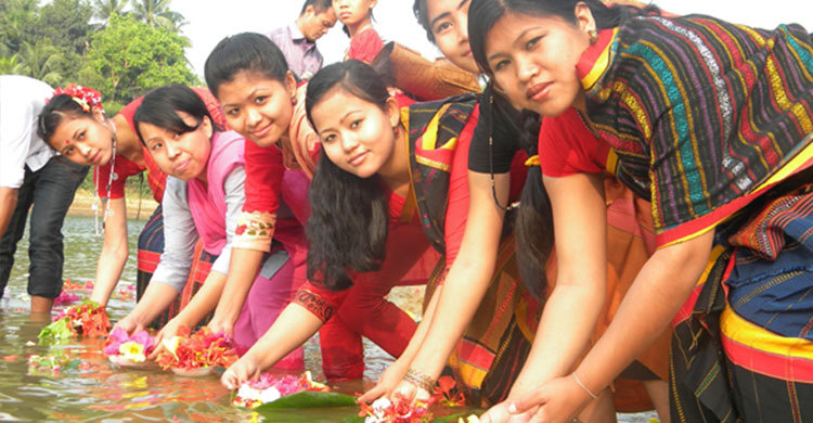 পাহাড়ে সপ্তাহব্যাপী বৈসাবির আনুষ্ঠানিকতা শুরু