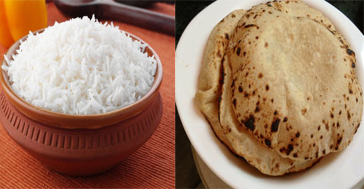 ভাত না রুটি