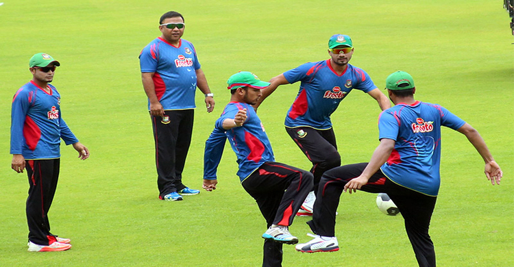 শেষ অনুশীলনে টাইগাররা (দেখুন ছবিতে)