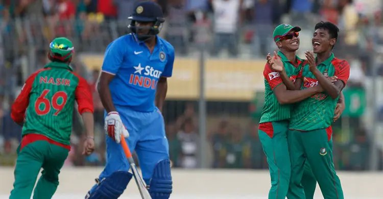 মুস্তাফিজেই বিধ্বস্ত ভারত