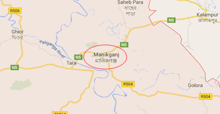 মানিকগঞ্জে রডবোঝাই ট্রাক ছিনতাই