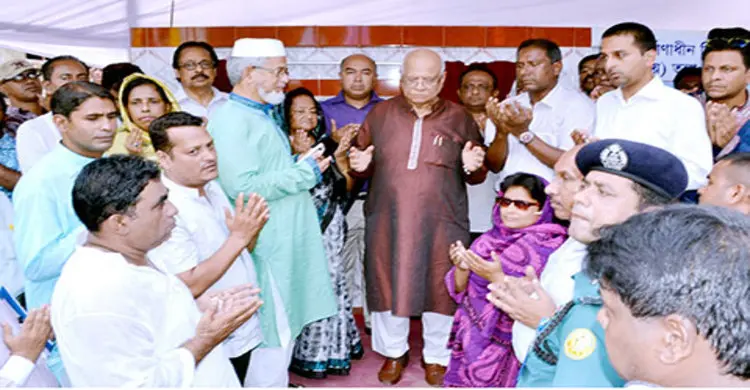 সিলেটে দুটি প্রকল্পের ভিত্তিপ্রস্তর স্থাপন করলেন অর্থমন্ত্রী