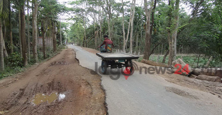 পাথরঘাটা-পিরোজপুর সড়কের বেহালদশা : ভোগান্তিতে যাত্রীরা