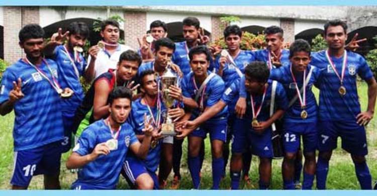 আন্তঃবিশ্ববিদ্যালয় ফুটবল প্রতিযোগিতায় ইবি চ্যাম্পিয়ন