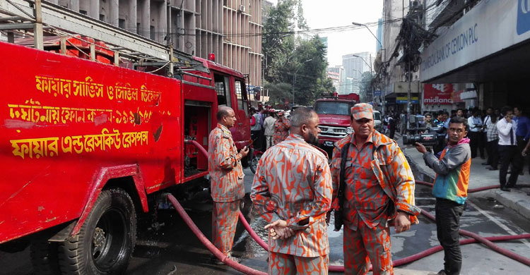 Fire at Motijheel’s Hazi Mansion 