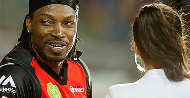 Chris Gayle sorry for live TV chat up ‘joke’
