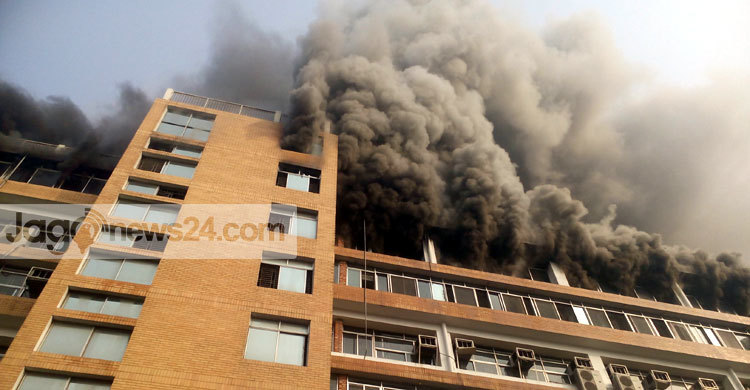 Fire at garment factory in Gazipur
