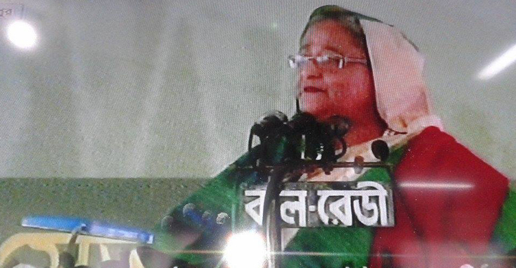 PM unveils main work of Padma Bridge