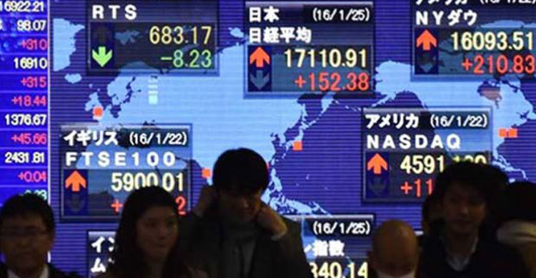 Asian shares, oil skid as global growth concerns dominate