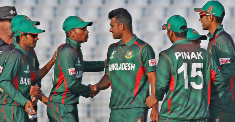 Bangladesh Under-19s won by 43 runs