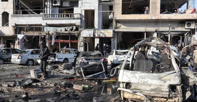 Double bomb attack kills 22 in Syria