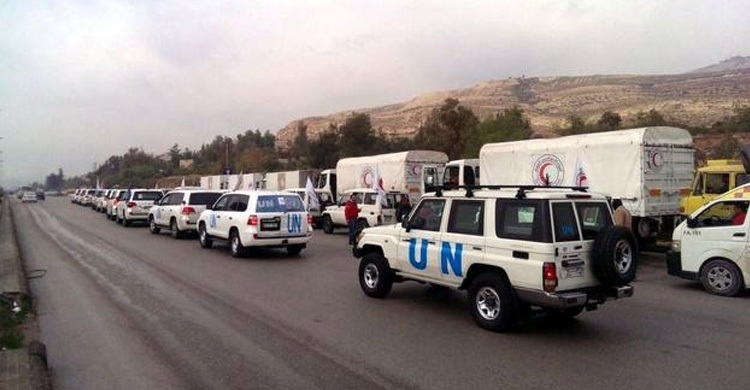 Food dispatched to starving Syrian town