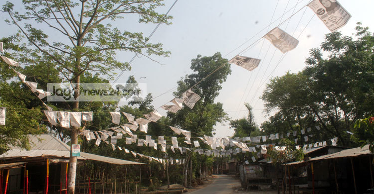 পোস্টার-ব্যানারে ছেয়ে গেছে ঝিনাইদহের ৮ ইউপি