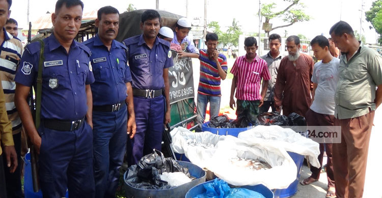 পটুয়াখালীতে ২০ মণ জাটকাসহ আটক ১