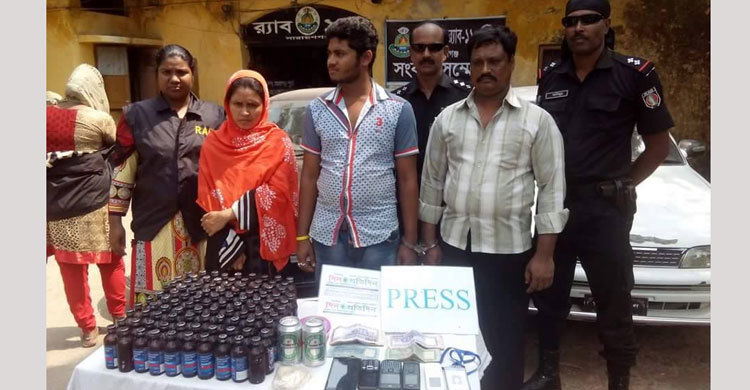 নারায়ণগঞ্জে ভুয়া সাংবাদিকসহ আটক ৩