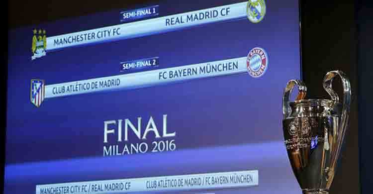 Man City drawn against Real Madrid in semi-final