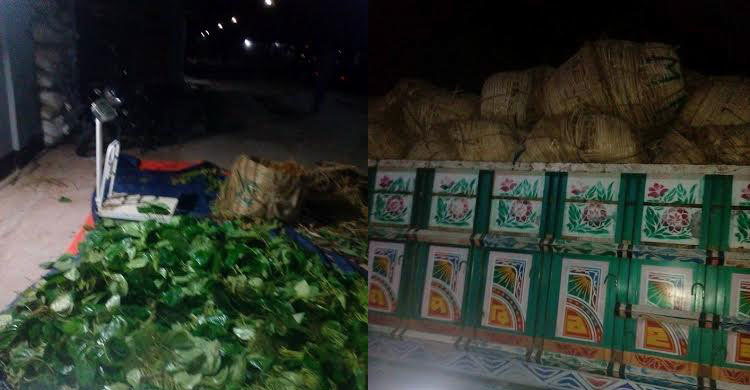 ভোমরায় দেড় কোটি টাকা মূল্যের ভারতীয় পান জব্দ