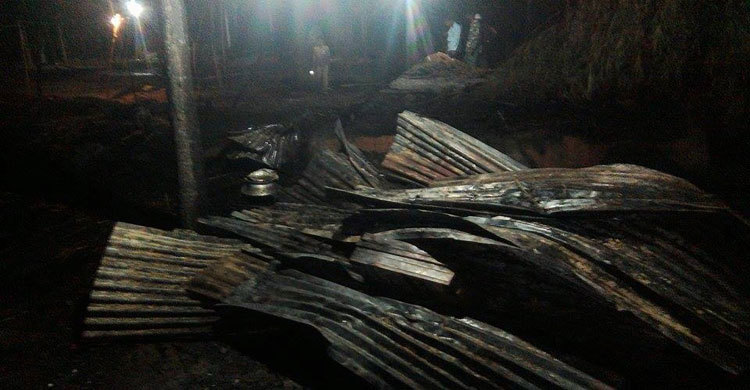 তেঁতুলিয়ায় ভয়াবহ অগ্নিকাণ্ডে ১৭ পরিবার সর্বশান্ত