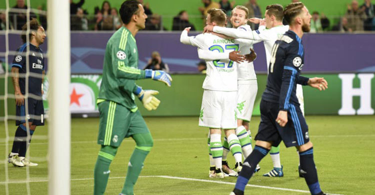 Real Madrid slump to 0-2 loss at Wolfsburg