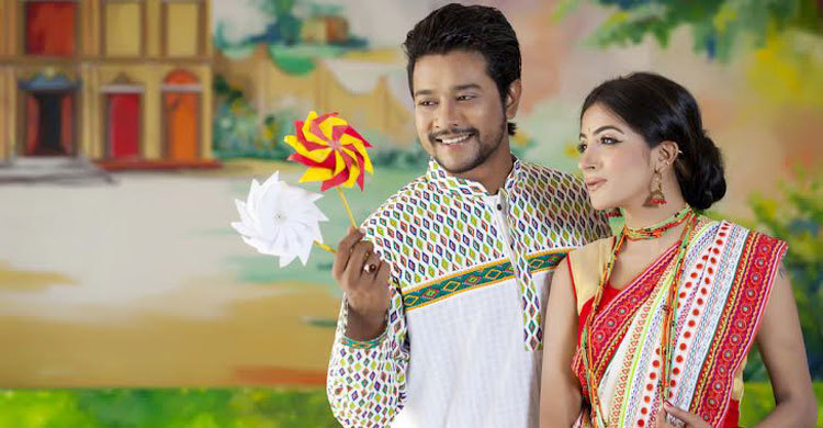 বৈশাখের সাজে সেজেছে ফ্যাশন হাউস রঙ বাংলাদেশ