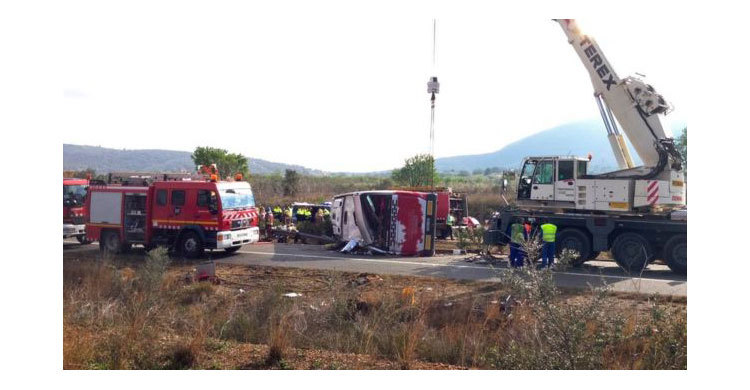 Spain Erasmus student bus crash ‘kills 13’