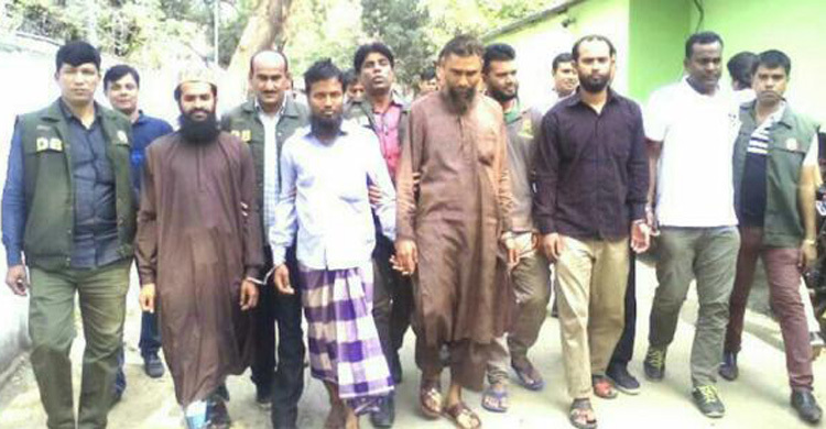 Six Huji men held