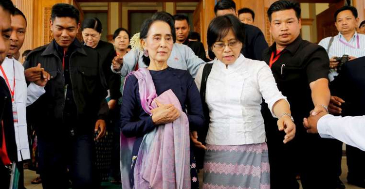 Police guard Suu Kyi after death threat