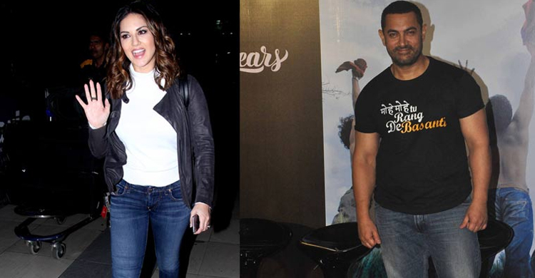 Sunny Leone meets Aamir Khan