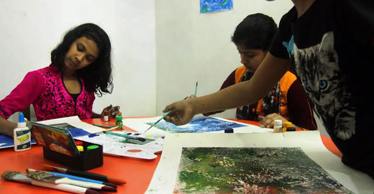 বঙ্গবন্ধুর জন্মদিনে শিশুদের উৎসব : চলছে আর্ট ক্যাম্প