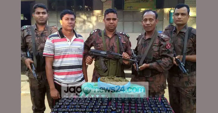 ব্রাহ্মণবাড়িয়ায় বিজিবির অভিযানে বিপুল পরিমাণ মাদক উদ্ধার