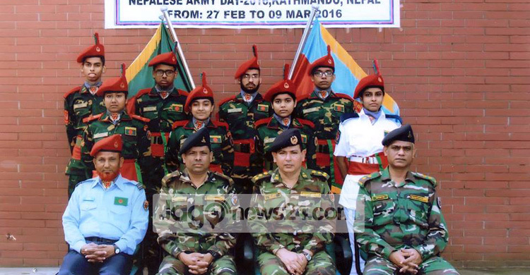 নেপাল সফরে বিএনসিসি প্রতিনিধিদল 