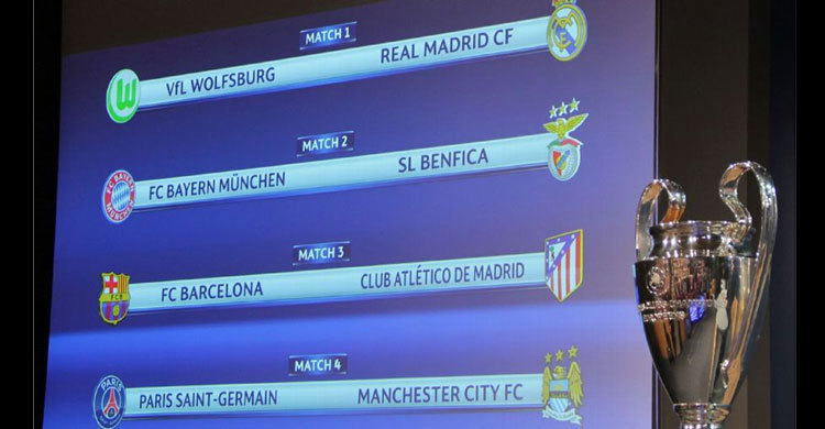 কোয়ার্টারে বার্সার কঠিন, রিয়ালের সহজ প্রতিপক্ষ